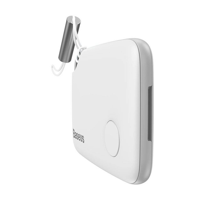Portachiavi Baseus T2 mini chiave wireless e altro cercatore di oggetti bianco (ZLFDQT2-02)