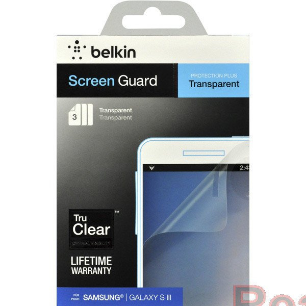 BELKIN Clear Protective Film Samsung Galaxy S3 I9300 Clear