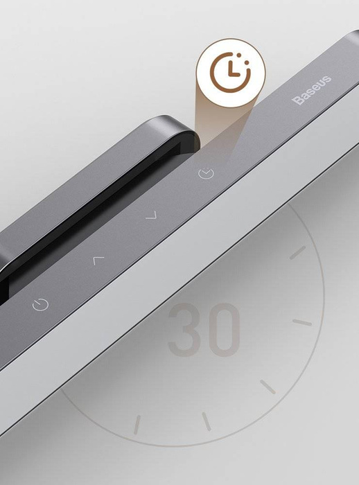 Baseus Lampada da comodino a LED magnetica sotto la lampada dell'armadio per la cucina di casa in camera grigia (DGXC-C0G)