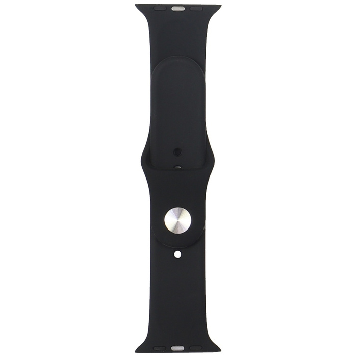 Pasek Audi Sport Red Logo Silicone Watch Strap do Apple Watch 44/45/46/49mm czarny