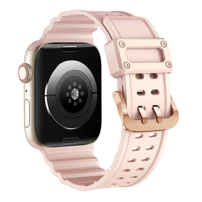Strap Triple Protection Strap für Apple Watch SE, 8, 7, 6, 5, 4, 3, 2, 1 (41, 40, 38 mm) Armband Armband Rosa