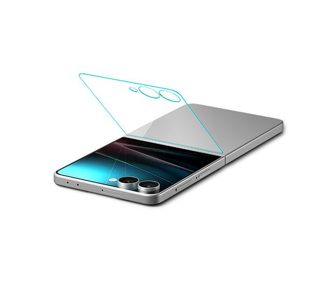 VETRO TEMPERATO SPIGEN GLAS.TR "EZ FIT" HD GALAXY Z FLIP 7 TRASPARENTE