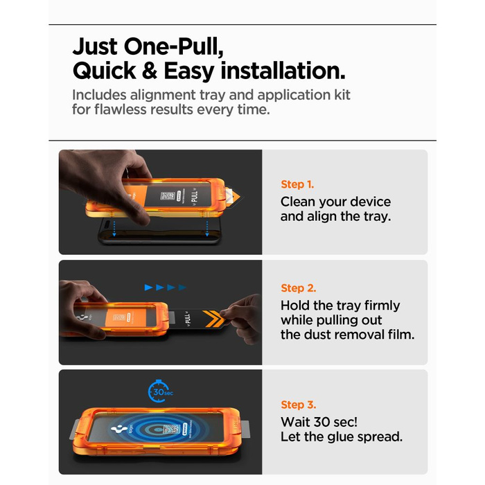 Vidrio Templado Spigen ALM GLAS.TR SLIM 3-PACK IPhone 17 CLEAR