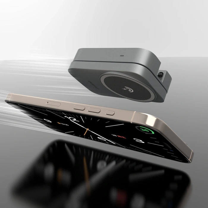 Stacja ładująca 3 w 1 Dudao A11 Max 15W indukcyjna kompatybilna z MagSafe - szara
