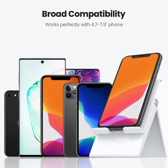 UGREEN LP247 Supporto per telefono, regolabile, 4.7-7.9  (bianco)