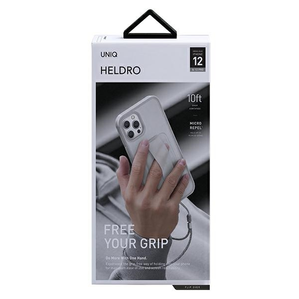 Uniq pouzdro Heldro iPhone 12/12 Pro 6.1&quot; bílé / natural frost Antimikrobiální