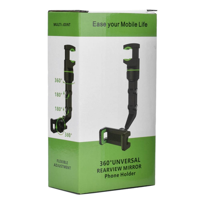 Supporto per specchietto retrovisore auto regolabile per smartphone