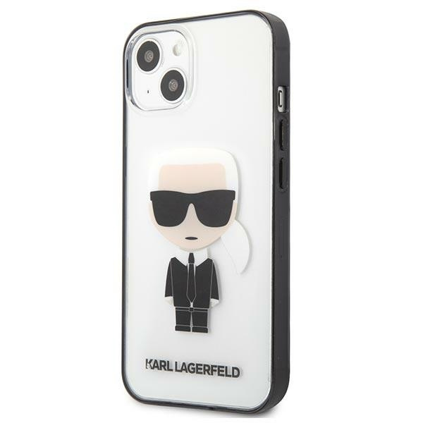 Hülle KARL LAGERFELD Apple iPhone 13 Mini Ikonik Karl Klar Case