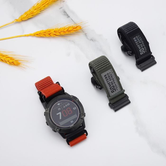 Óraszíj Tech-protect Scout Garmin Fenix 3 / 5x / 3hr / 5x Plus / 6x / 6x Pro / 7x fekete