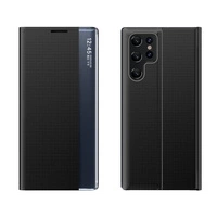 New Sleep Case for Samsung Galaxy S24 FE Cover with Flip and Stand - Black