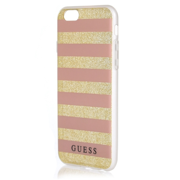 Case GUESS Apple iPhone 6 6S Ethnic Chic Stripes 3D Case Pink Pink Hardcase