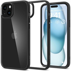 Coque Spigen Ultra Hybrid iPhone 15 MATTE Noir Case