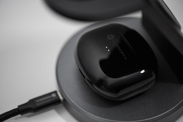 Słuchawki bezprzewodowe douszne Forcell F-Audio TWS Clear Sound czarne