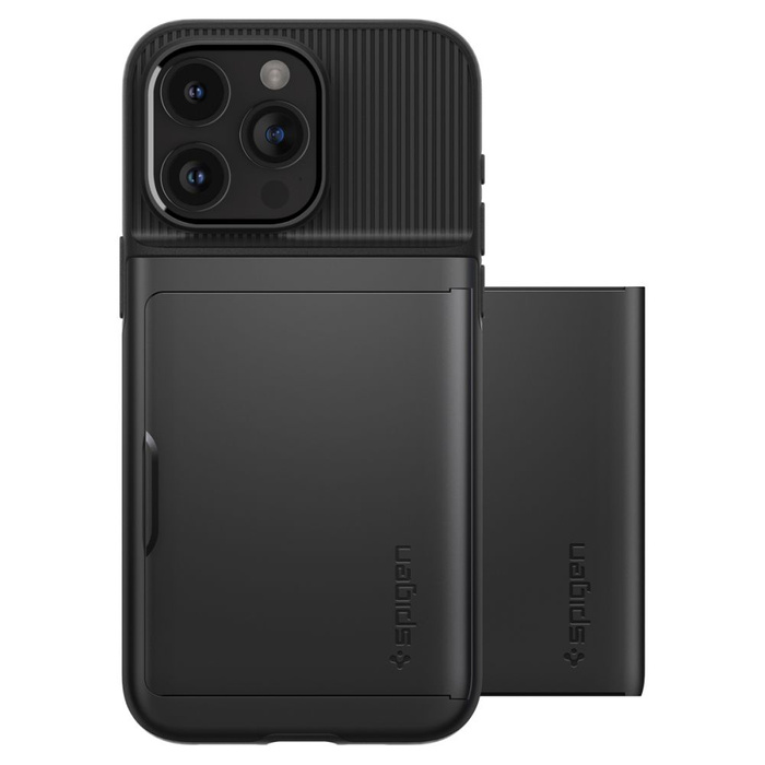 Obal Spigen Slim Armor Cs iPhone 15 Pro Black Case
