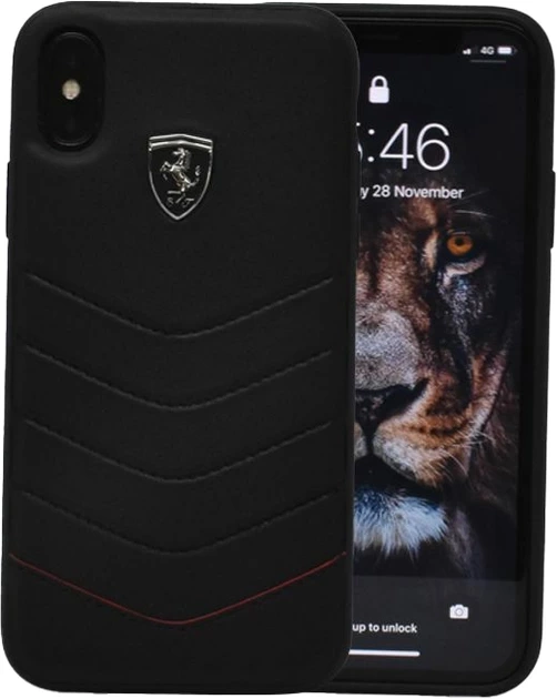 Case FERRARI Apple iPhone X Urban Black Case