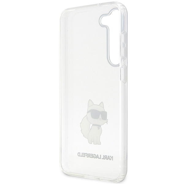 Hülle Karl Lagerfeld KLHCS23MHNCHTCT S23 Plus S916 transparent hartcase Ikonik Choupette Case