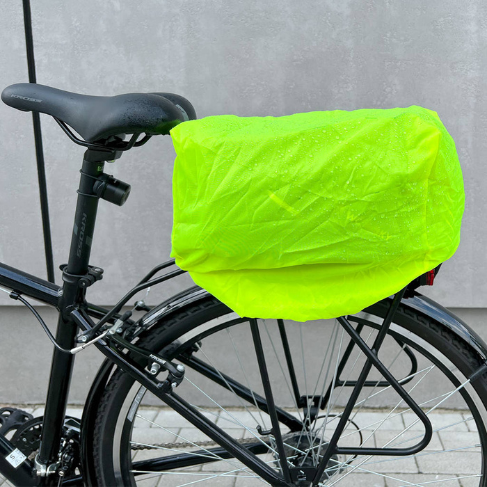 Sac porte-vélo Wozinsky avec bandoulière 9l (habillage pluie inclus) noir (WBB22BK)