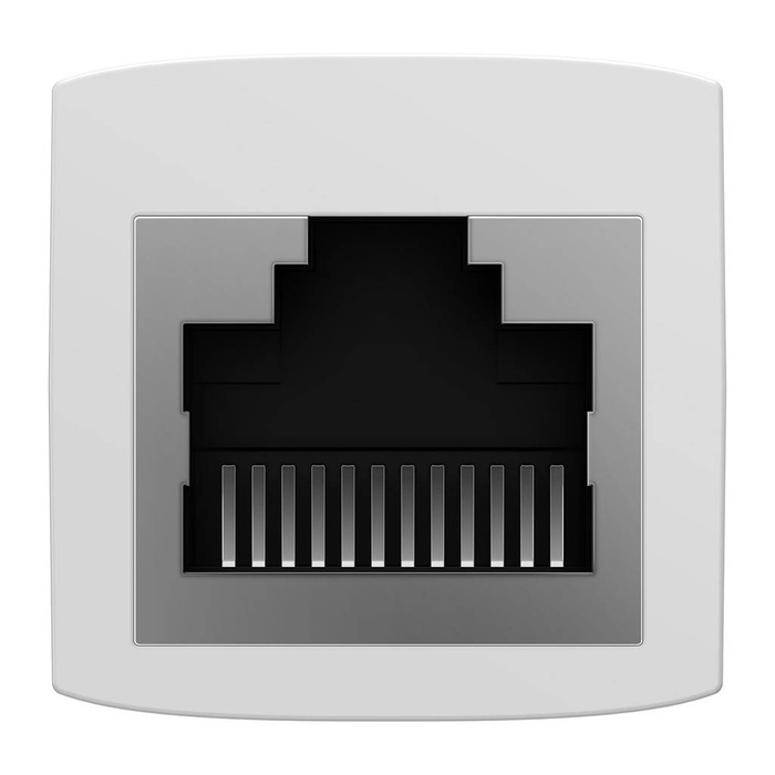 Acoplador de red Conector de cable Ethernet RJ-45 Baseus AirJoy Series 10 uds - blanco