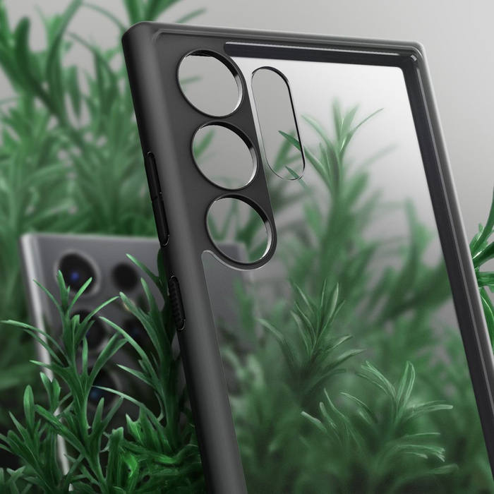 Hülle Spigen Ultra Hybrid Samsung Galaxy S24 Ultra Frost Schwarz Case