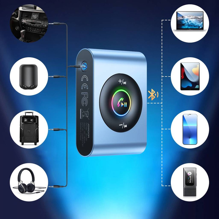Joyroom auto Bluetooth 5.3 vysílač a handsfree sada pro AUX 3,5mm mini jack port (JR-CB1)