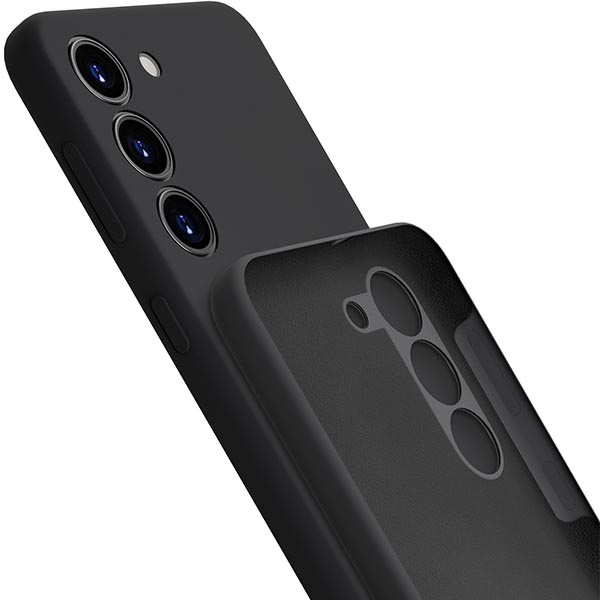 3mk Silicone Case Sam S23 5G S911 nero/nero