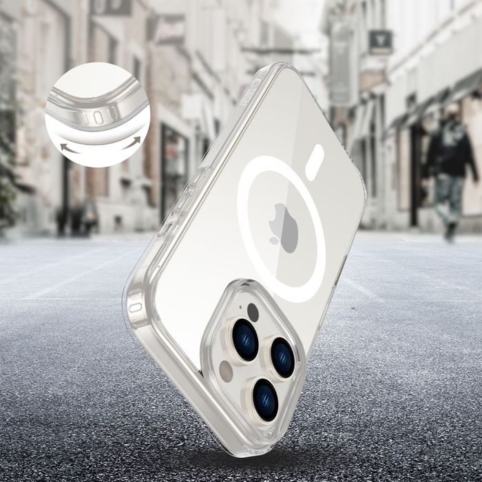 TECH-PROTECT FLEXAIR HYBRID CC MAGSAFE IPHONE 16 PRO CLEAR