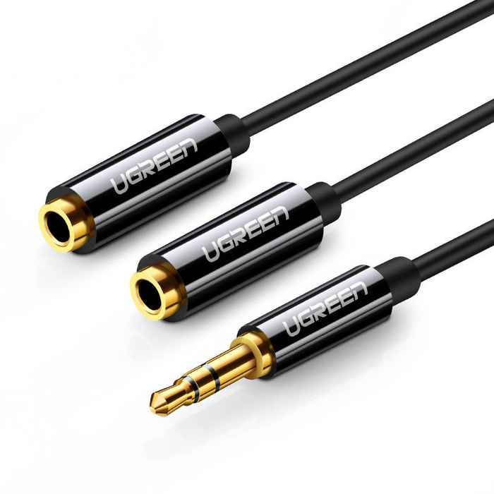 UGREEN Audio Splitter Câble AUX Jack 3.5mm AV123 25cm Noir