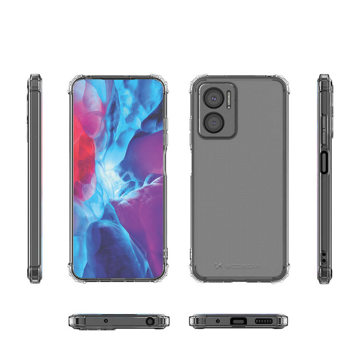 Wozinsky Anti Shock Case for Xiaomi Redmi Note 11E /Redmi 10 5G / Redmi 10 Prime+ 5G / Poco M4 5G Armor Cover Transparent