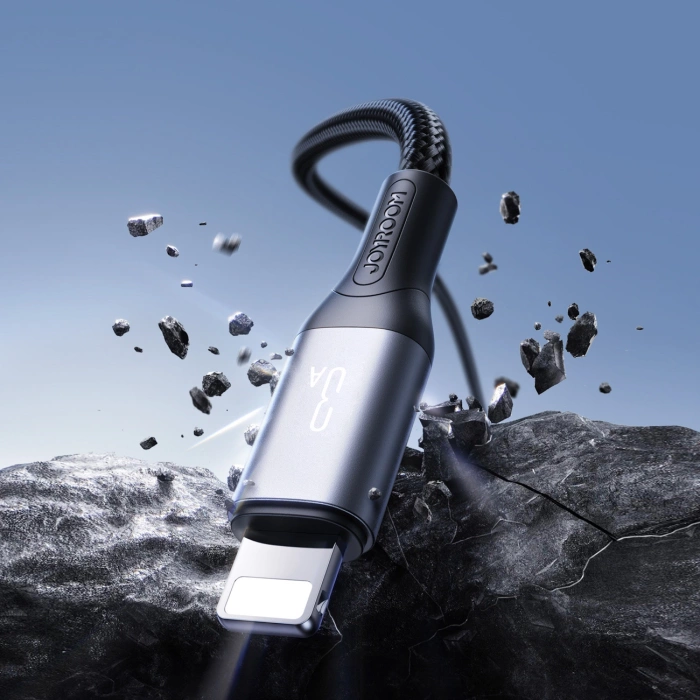 Joyroom S-A28 Flash Series 3A USB-A - Lightning Kabel 1m - schwarz