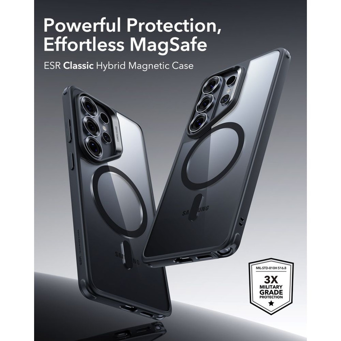 ESR CLASSIC HYBRID MagSafe GALAXY S26 ULTRA CLEAR/BLACK