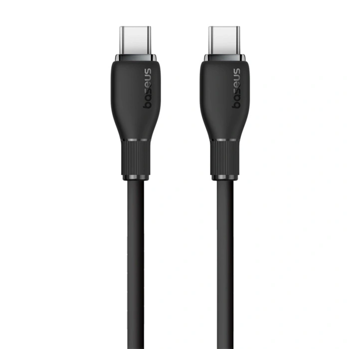 Kabel Baseus Pudding Series USB-C - USB-C 100W 1,2m - czarny