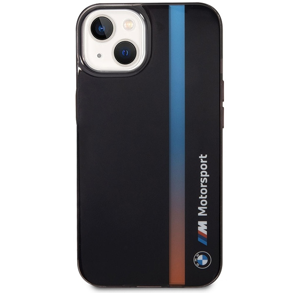 Cover BMW BMHCP14S22HVGV iPhone 14 6,1" nero/nero IML Tricolor Stripe