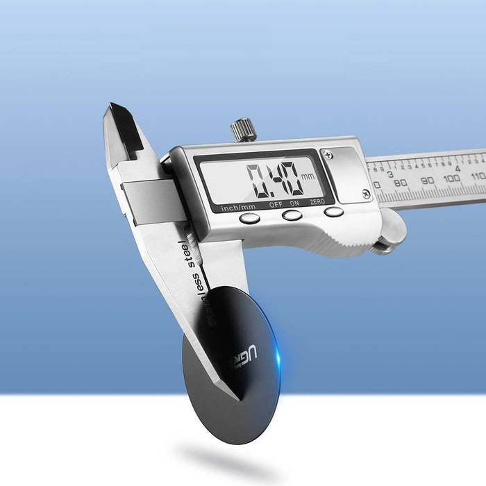 Ugreen 2x kovová platňa pre magnetické držiaky Telefón čierna (30836)