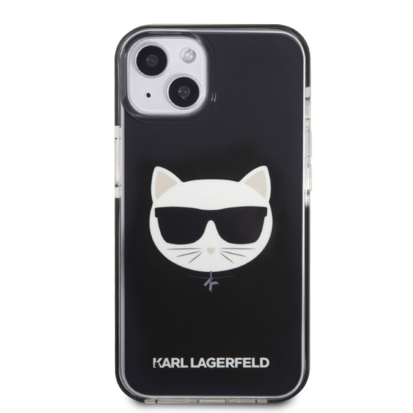 Obal Karl Lagerfeld Klhcp13mtpeck iPhone 13 6,1" Hardcase Black/black Choupette Head Case
