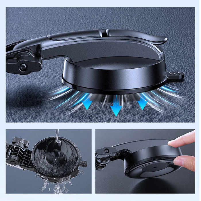 Joyroom mechanisch ständer auto cockpit schwarz (JR-ZS283)