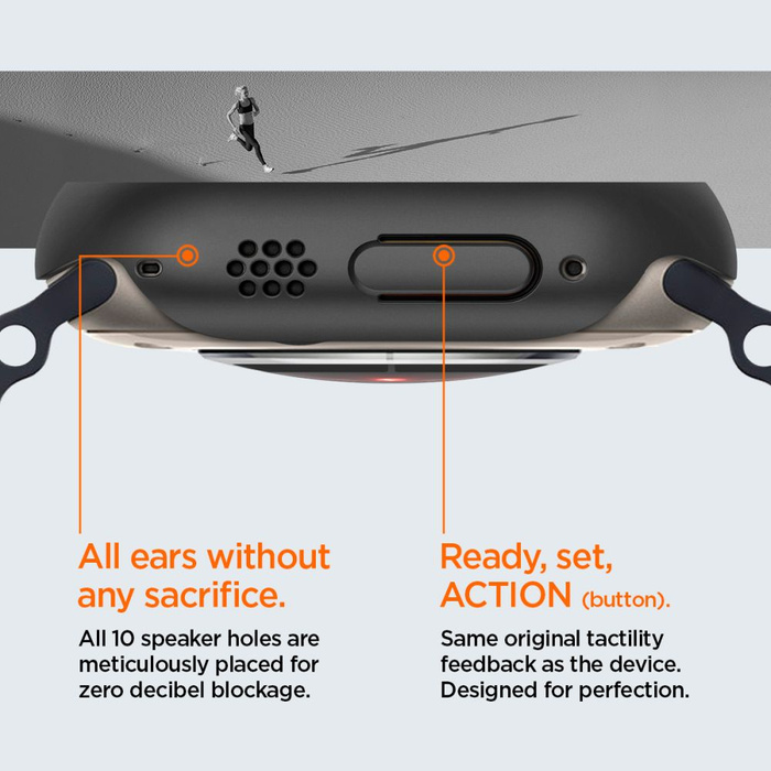 Spigen Thin Fit Apple Watch ULTRA (49 MM) BLACK