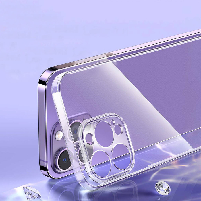 Baseus Simple 2 Case für iPhone 14 Pro Max dünne Hülle transparent