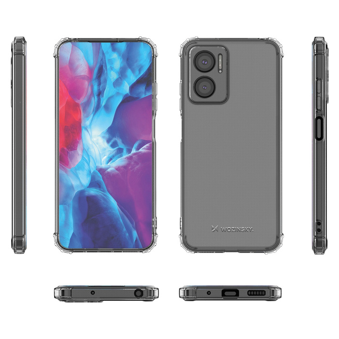 Wozinsky Anti Shock Armored Case for Xiaomi Redmi 10 transparent