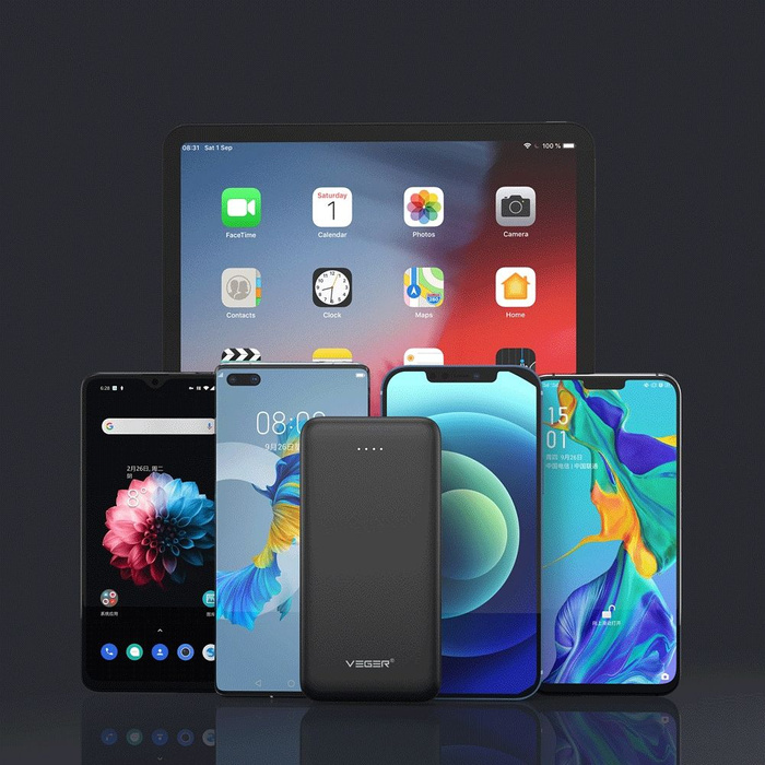 Powerbank Veger A10 (W1065) 2A 10000 mAh czarny