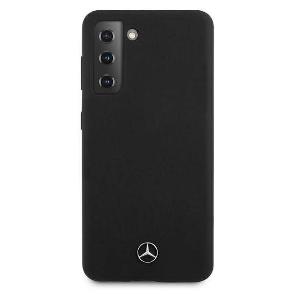 Cover MERCEDES Samsung Galaxy S21 Plus Silicone Line MEHCS21MSILBK Nero Hardcase