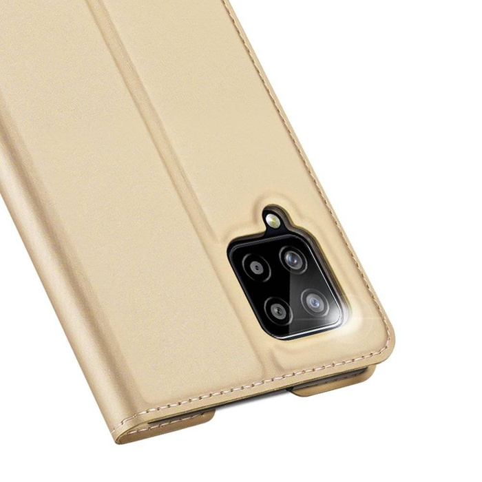 Dux Ducis Skin Pro Holster Cover Flip Cover per Samsung Galaxy A42 5G oro