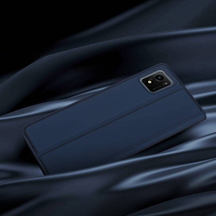 Custodia per fondina Dux Ducis Skin Pro Flip Vivo Y01 / Y15s / Y15a nera