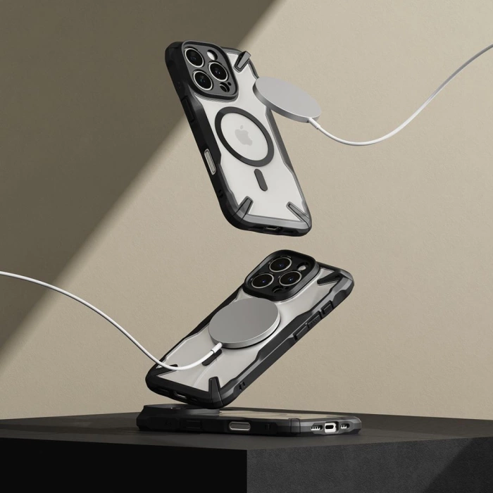 ETUI RINGKE FUSION X MAGNETIC MAGSAFE IPHONE 16 PRO MAX BLACK