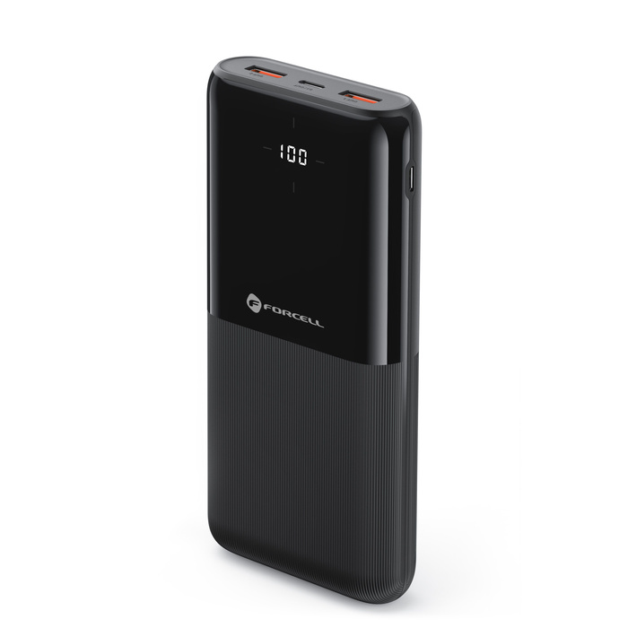 Powerbank Forcell F-Energy P20k1 PD QC3.0 3A 20W 20000 mAh czarny