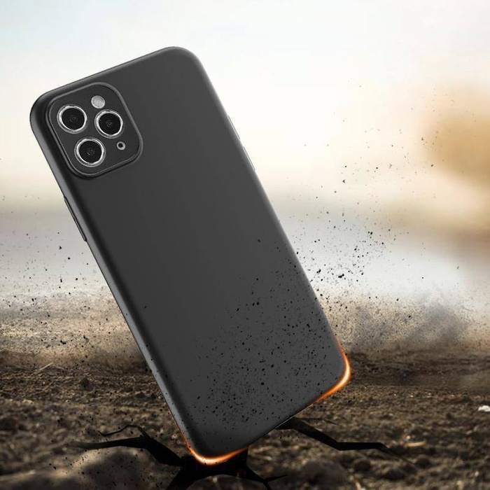 Soft Case Hülle für Vivo Y16 / Vivo Y02s dünne Silikonhülle schwarz