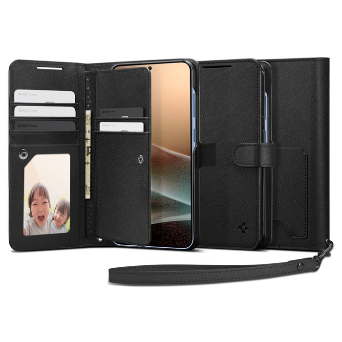 Spigen CARTERA "S" GALAXY S25+ PLUS NEGRO
