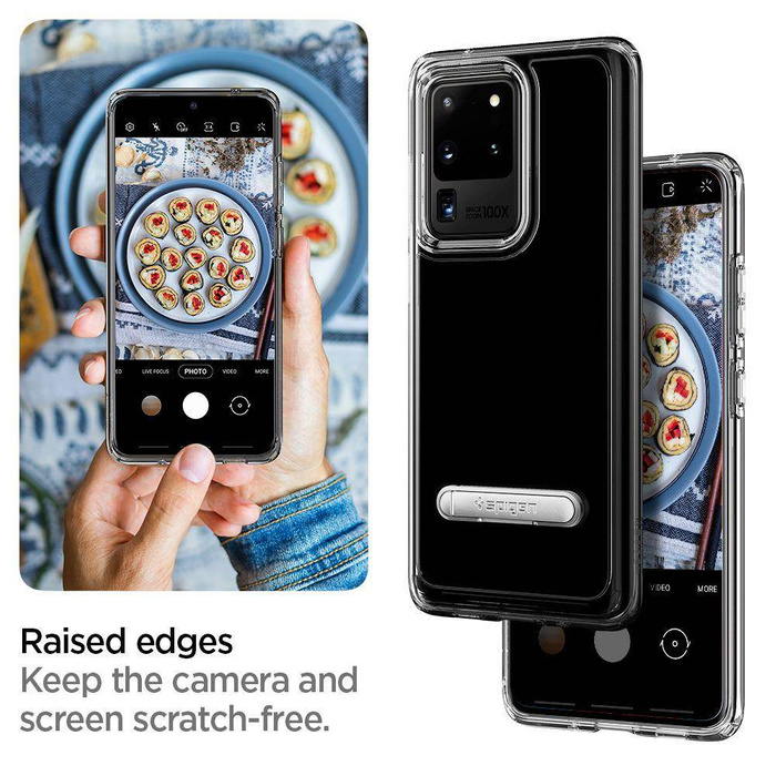 Case Spigen Samsung Galaxy S20 Ultra Ultra Hybrid "s" Crystal Clear Case
