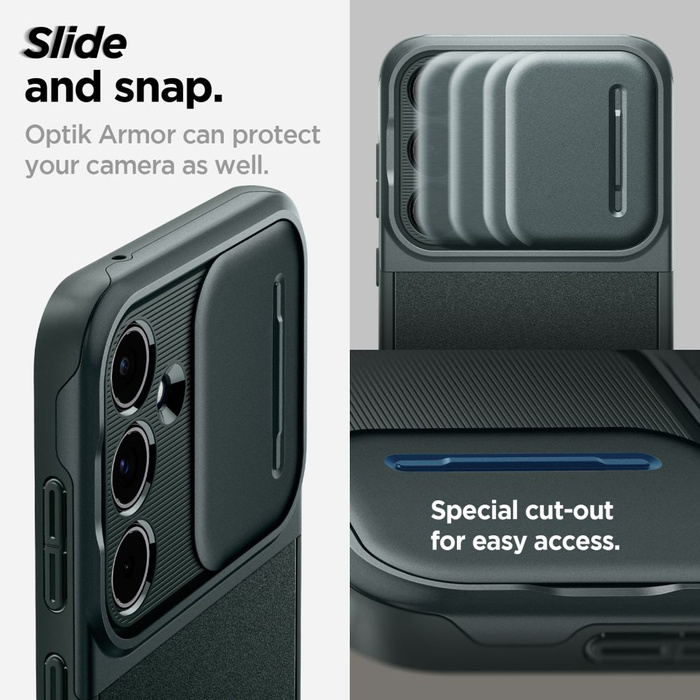 Spigen OPTIK Armor GALAXY A55 5G ABYSS GRÜN