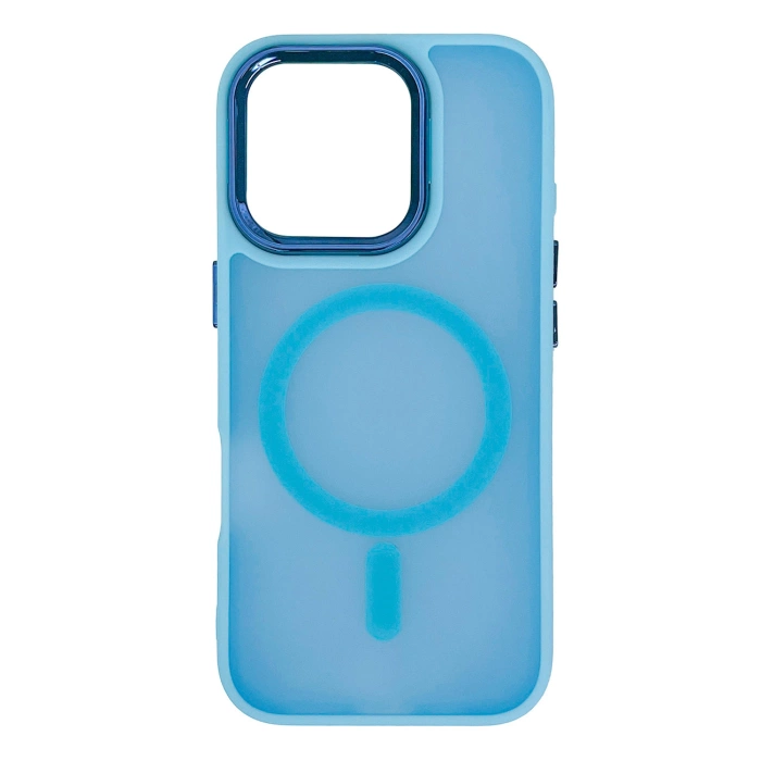 Magnetic Collection MagSafe-Hülle für iPhone 16 Pro – Hellblau