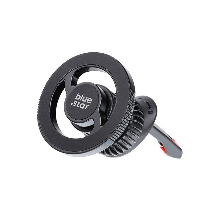 BLUE STAR magnetyczny uchwyt samochodowy SMART LOCK X1 do kratki kompatybilny z MagSafe czarny